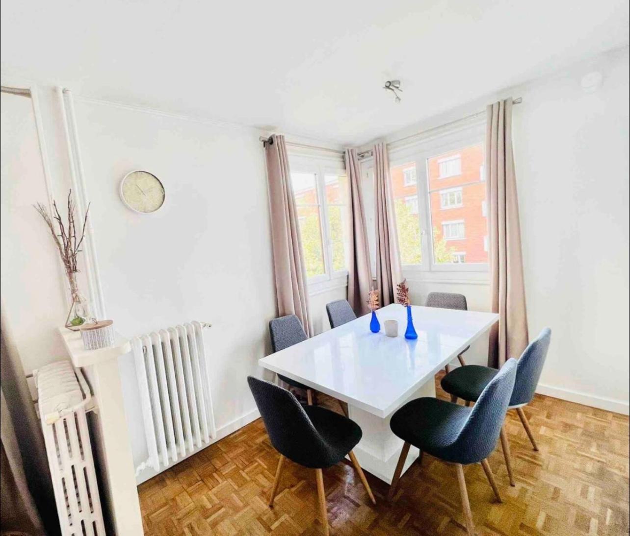 Modern 2 Bedroom Apartment Near Paris Metro, Giant Flat Screen Tv 85 Inches, Balcony, Free Parking 이브리쉬르센 외부 사진